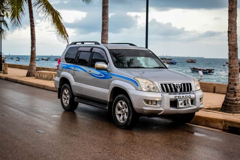 rent a toyota prado  zanzibar